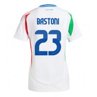 Fotbalové Dres Itálie Alessandro Bastoni #23 Dámské Venkovní ME 2024 Krátký Rukáv
